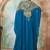 Sea green party wedding kaftan dress