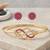 Brass moissanite and natural ruby kada earring set for women free-size