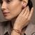 Brass natural ruby kada earring set for women free-size