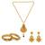 Brass gold pendant kada set for women (pack of 4 items)