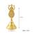 Brass gold big bell with ganesh motif