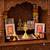 Brass gold big bell with ganesh motif