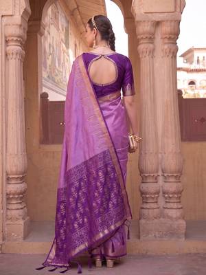 sky blue  colour dola silk blend printed saree with blouse  3
