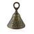 Big bronze hindu bell with puja room