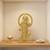 Brass gold murugan kartikeyan idol stand