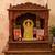 Brass gold tirupati balaji stand idol