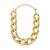 Big gold plated neckalce set