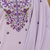 Lavendar handwoven jamdani kurti with dupatta and pant