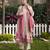 Cream handwoven jamdani kurti with dupatta and pant