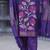 Violet woven jaquard kurti dupatta with pant