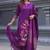 Wine woven jaquard kurti dupatta with pant