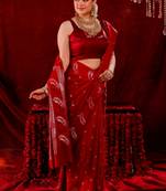 Radhika silk blend banarsi Handloom Saree