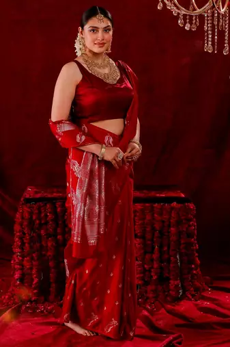 Radhika silk blend banarsi Handloom Saree