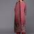 Women's maroon cotton printed kurta set with dupatta and pant