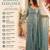 Women's sea green silk blend embroidery kurta set with dupatta and sharara