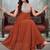 Women Ethnic Motifs Embroidered Regular Thread Work Silk Georgette Kurta with Trousers
