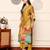 Quirky Printed V-Neck Chanderi Silk Straight Kurta With Trousers