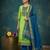 Pista woven jaquard straight kurti dupatta with pant