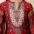 Women Ethnic Motifs Printed Regular Gotta Patti Chanderi Silk Kurta with Trousers & With Dupatta