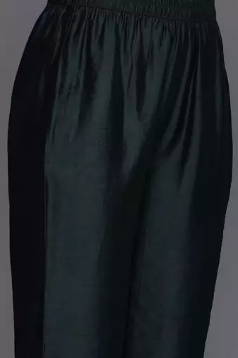Ethnic Printed Chanderi Silk Kurta with Trouser and Dupatta