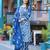 Floral Printed Notch Neck Straight Kurta With Trousers & Dupatta