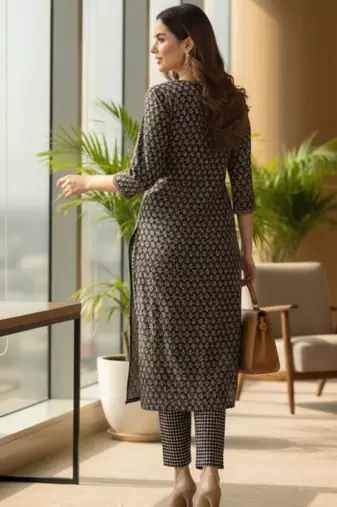 Women Floral Printed Regular Kurta with Trousers & With Dupatta