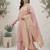 Ethnic Motifs Yoke Design Notch Neck Straight Kurta With Palazzos & Dupatta