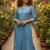 Women Floral Embroidered Regular Thread Work Kurta with Trousers