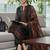 Women Ethnic Motifs Regular Chanderi Silk Kurta with Trousers & With Dupatta