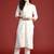 Ethnic Motifs Embroidered Regular Thread Work Kurta with Trousers