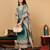 Ethnic Motifs Embroidered Gotta Patti Pure Silk Kaftan Kurta with Trousers