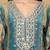 Ethnic Motifs Embroidered Gotta Patti Pure Silk Kaftan Kurta with Trousers