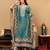 Ethnic Motifs Embroidered Gotta Patti Pure Silk Kaftan Kurta with Trousers