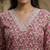 Women Floral Printed Regular Thread Work  Cotton Kurta with Trousers & With Dupatta