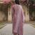 Women Floral Printed Regular Thread Work  Cotton Kurta with Trousers & With Dupatta