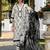 Floral Embroidered Thread Work Pure Cotton Kurta with Trousers & With Dupatta