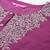 Floral Embroidered Zari Chanderi Silk Kurta with Trousers & Dupatta