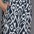 Navy Blue Ikat Printed Pure Cotton Sleeveless Kurta with Palazzo