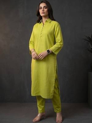 Women Regular Kurta with Trousers 4