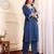 Women Embroidered Panelled Thread Work Kurta&Palazzos