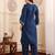 Women Embroidered Panelled Thread Work Kurta&Palazzos