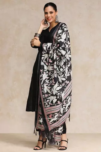 Women Regular Kurta with Trousers & With Dupatta