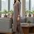 Women Regular Thread Work Silk Crepe Kurta with Trousers