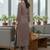 Women Regular Thread Work Silk Crepe Kurta with Trousers