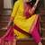 Lemon woven jaquard straight kurti dupatta with pant