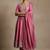 Women Ethnic Motifs Regular Thread Work Kurta with Trousers & With Dupatta
