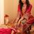 Ethnic Motifs Printed Sequinned Chanderi Silk Kurta with Trousers And Dupatta