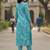 Women Floral Printed Regular Thread Work Pure Cotton Kurta with Trousers & With Dupatta