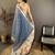 navy blue premium cotton blend printed saree with unstitched blouse piece.