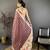 onion premium cotton blend printed saree with unstitched blouse piece.